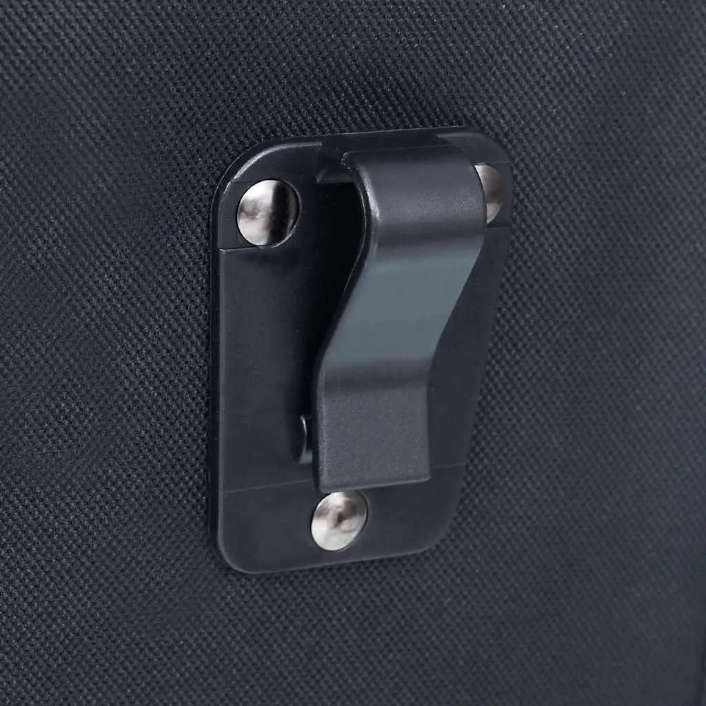 Bicycle Pannier Bag 21L Waterproof 600D Polyester Black