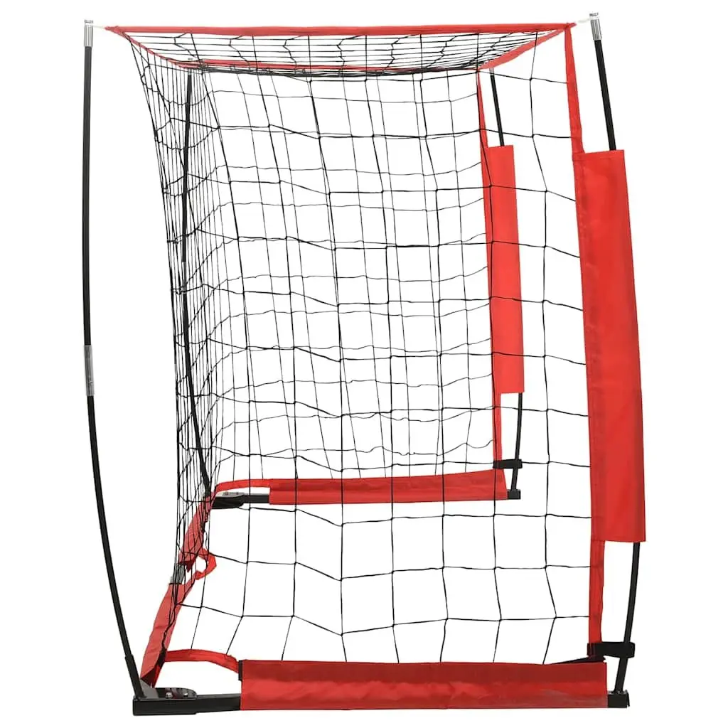 Portable Foldable Soccer Goal Football Training Net Black Backyard Practice