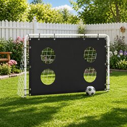 Foldable Portable Soccer Goal with Durable Design