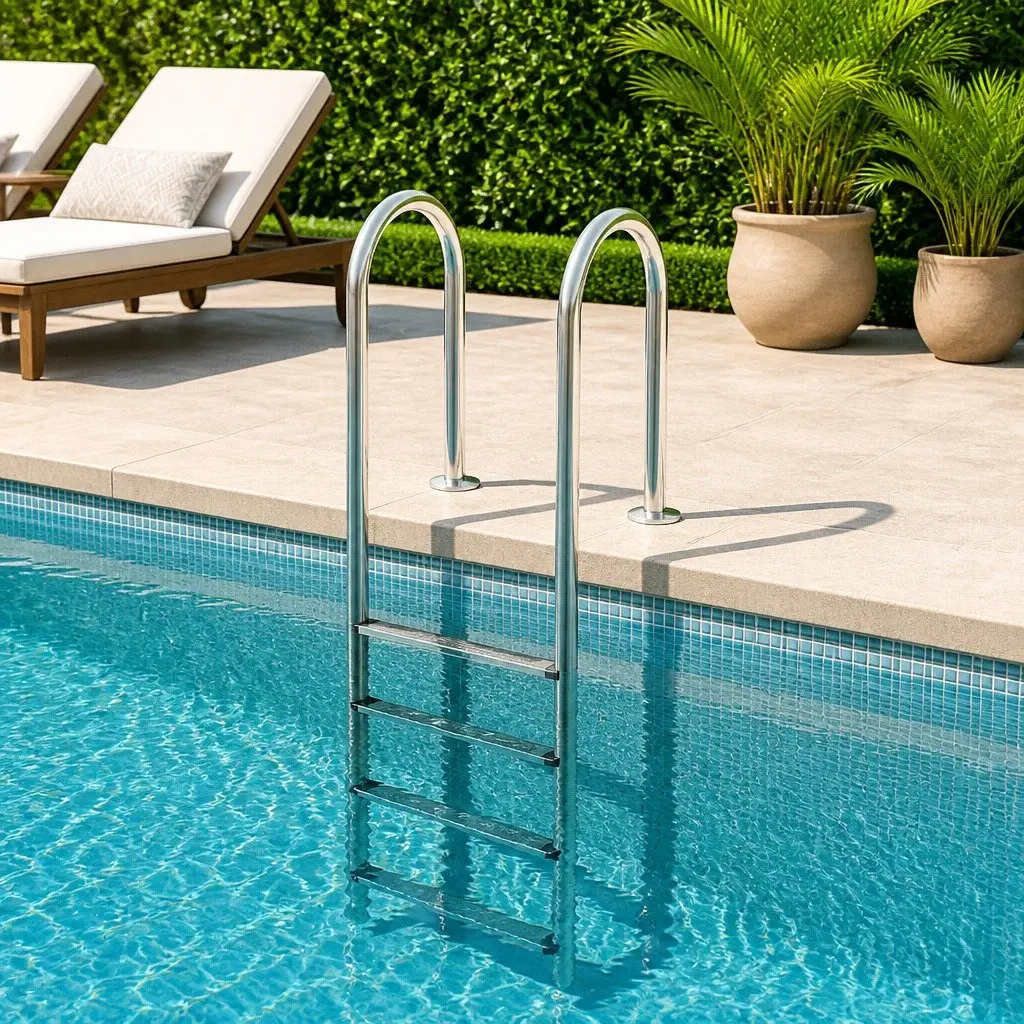 Stainless Steel Pool Ladder for Safe Access