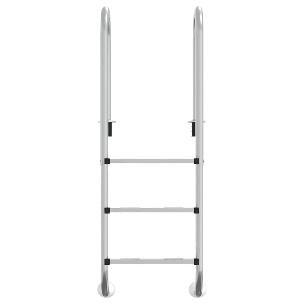 Pool Ladder with Non-Slip Steps and Curved Handrail