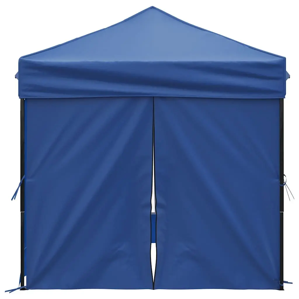 Folding Tent 210D Oxford Fabric 2x2m Blue Outdoor Canopy Gazebo