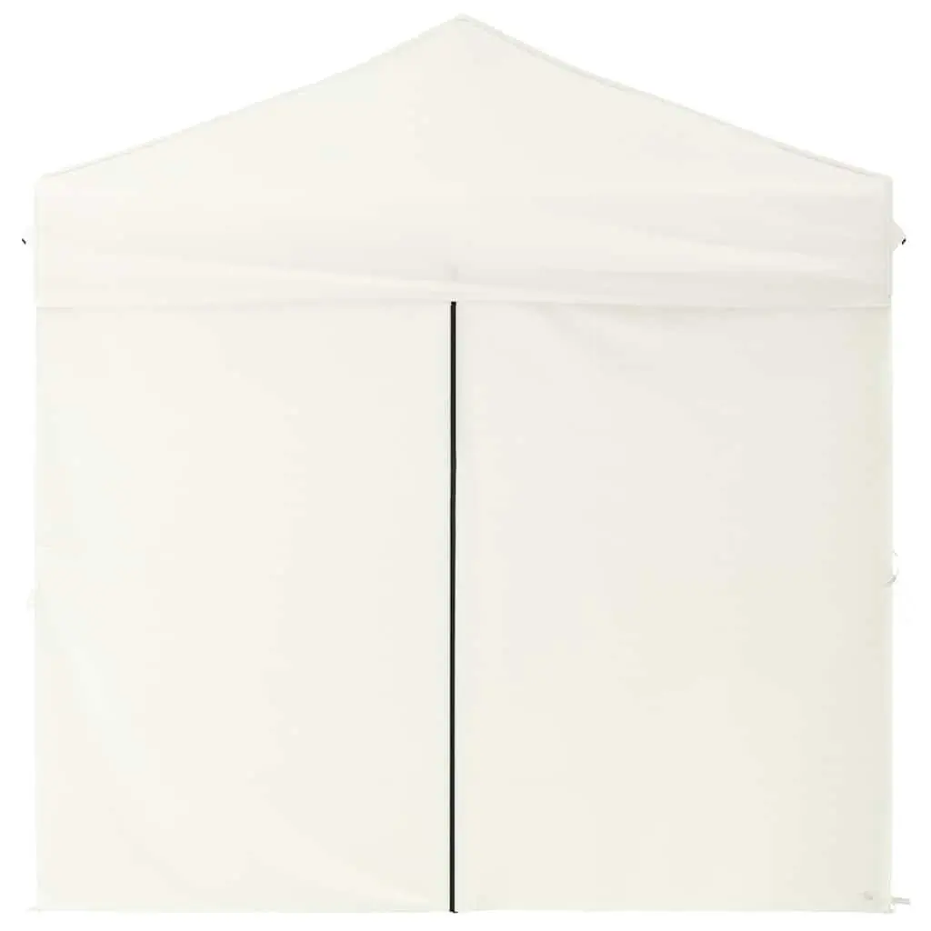 Cream Folding Party Tent 2x2 m with Sidewalls