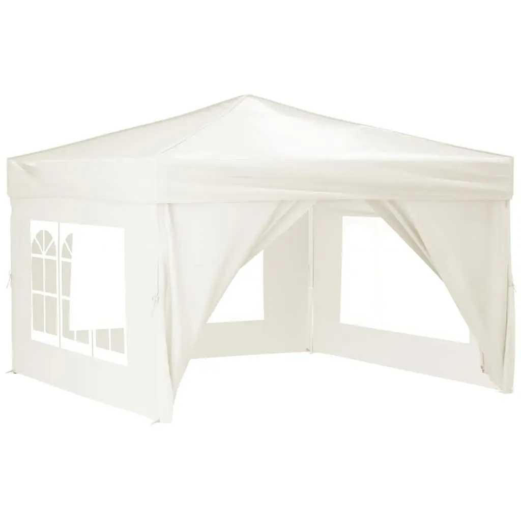 Cream Folding Party Tent with Sidewalls 3x3 m