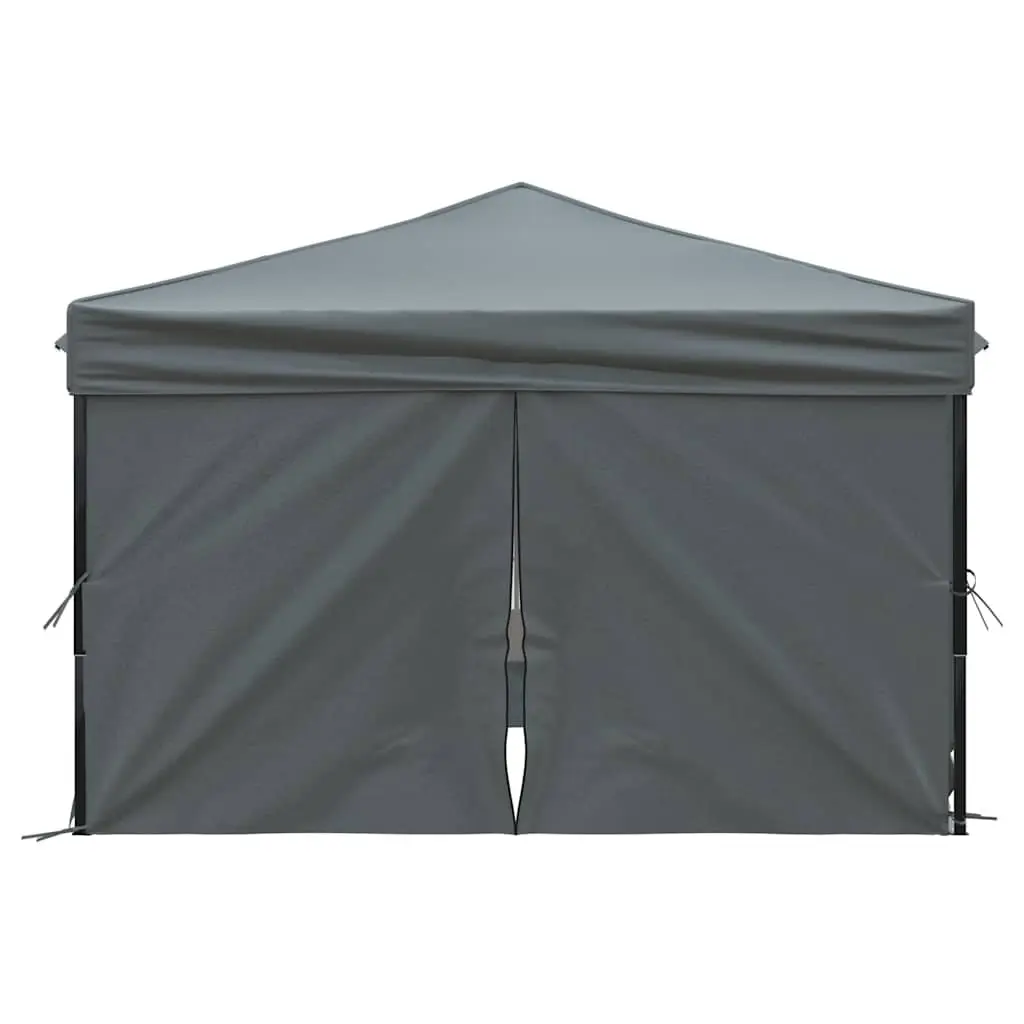 Folding Party Tent 210D Oxford Fabric 3x3m Anthracite Outdoor Canopy Gazebo