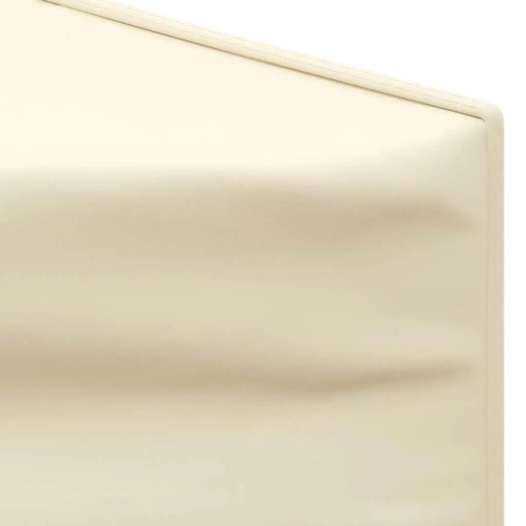 Folding Party Tent 210D Oxford Fabric 3x3m Cream Outdoor Canopy Gazebo