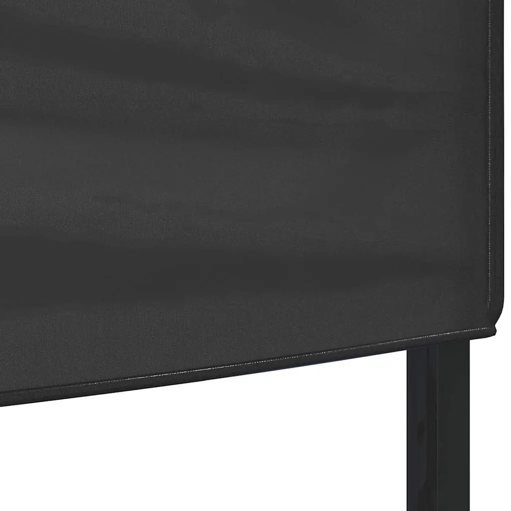 Folding Party Tent 210D Oxford Fabric 3x6m Anthracite Steel Frame Outdoor Gazebo Canopy Marquee Garden Pavilion