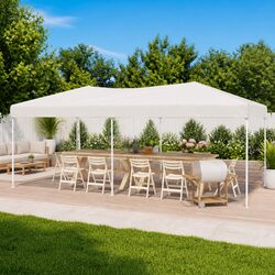 High-Quality Folding Party Tent White 3x6m Gazebo Canopy