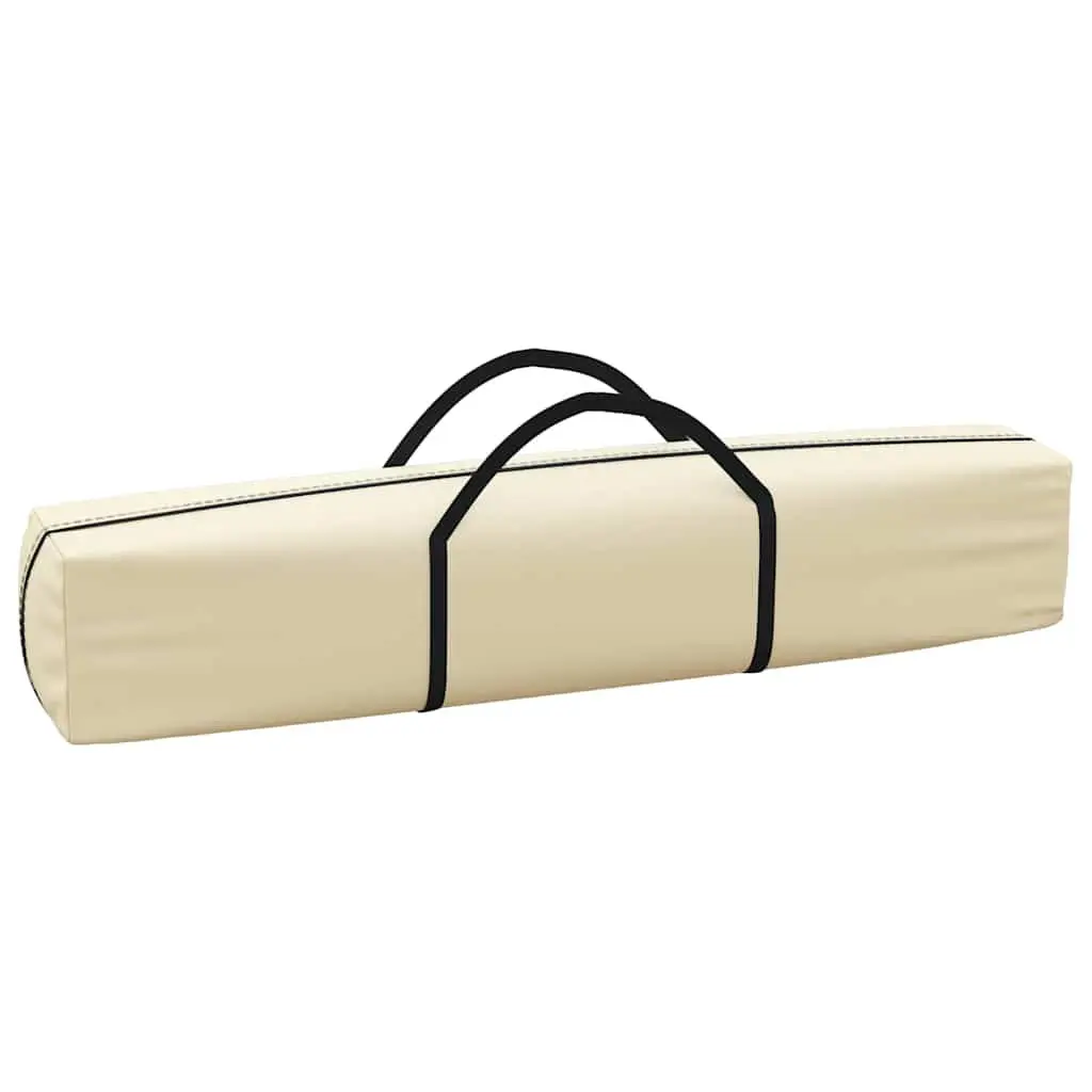 Folding Party Tent 210D Oxford Fabric 3x6m Cream Outdoor Canopy Gazebo with Sidewalls