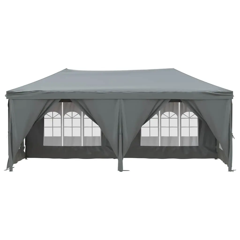 Folding Party Tent 210D Oxford Fabric 3x6 m Anthracite Outdoor Canopy Gazebo