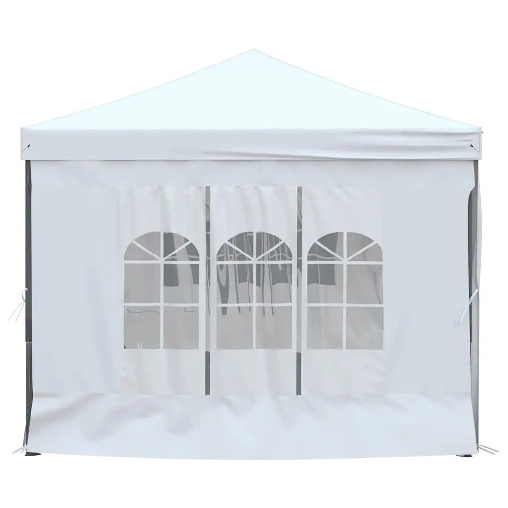 Folding Party Tent with Sidewalls 3x6m White