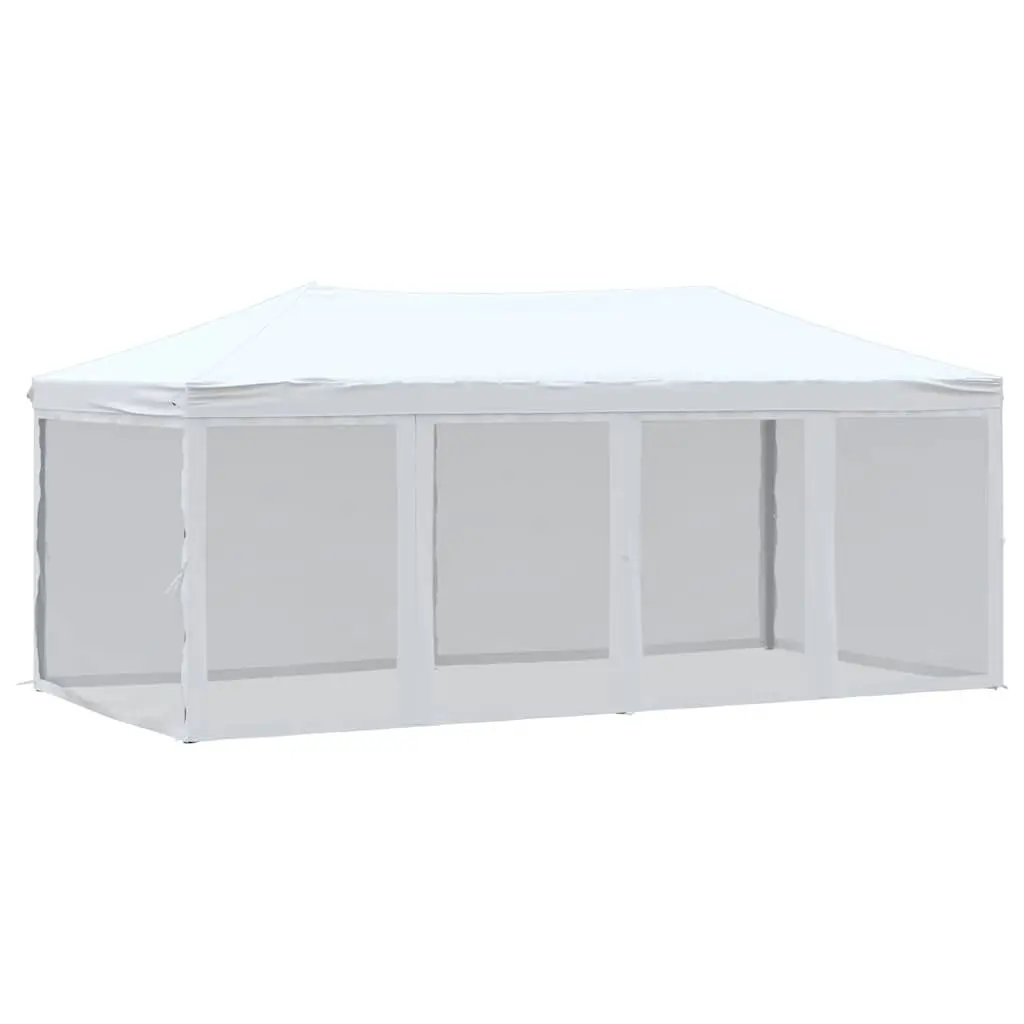Folding Party Tent 210D Oxford Fabric 3x6m White Outdoor Canopy Gazebo