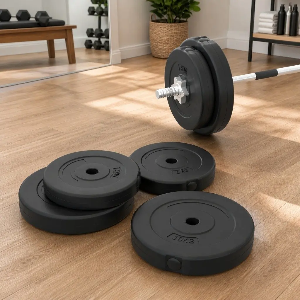 Weight Plates Cement 30 kg Black 4 Piece