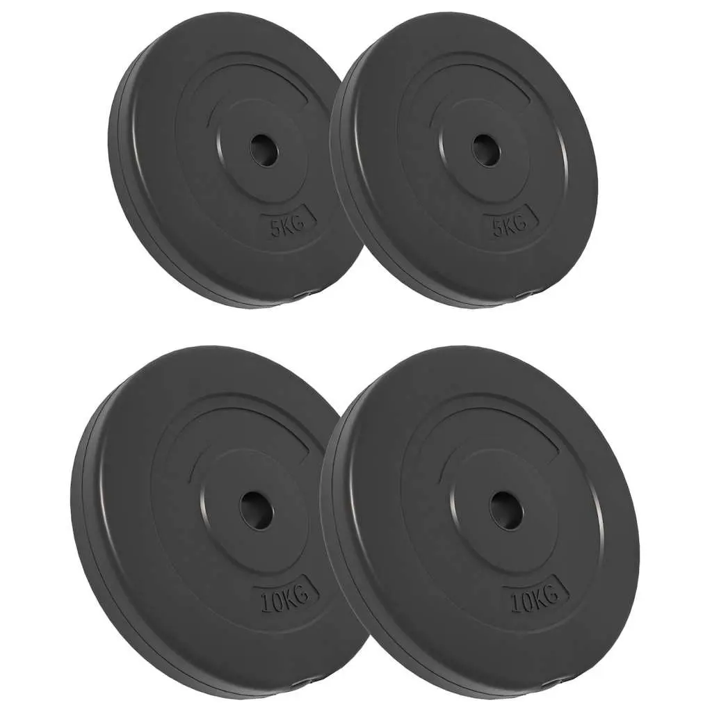 Weight Plates Cement 30 kg Black 4 Piece