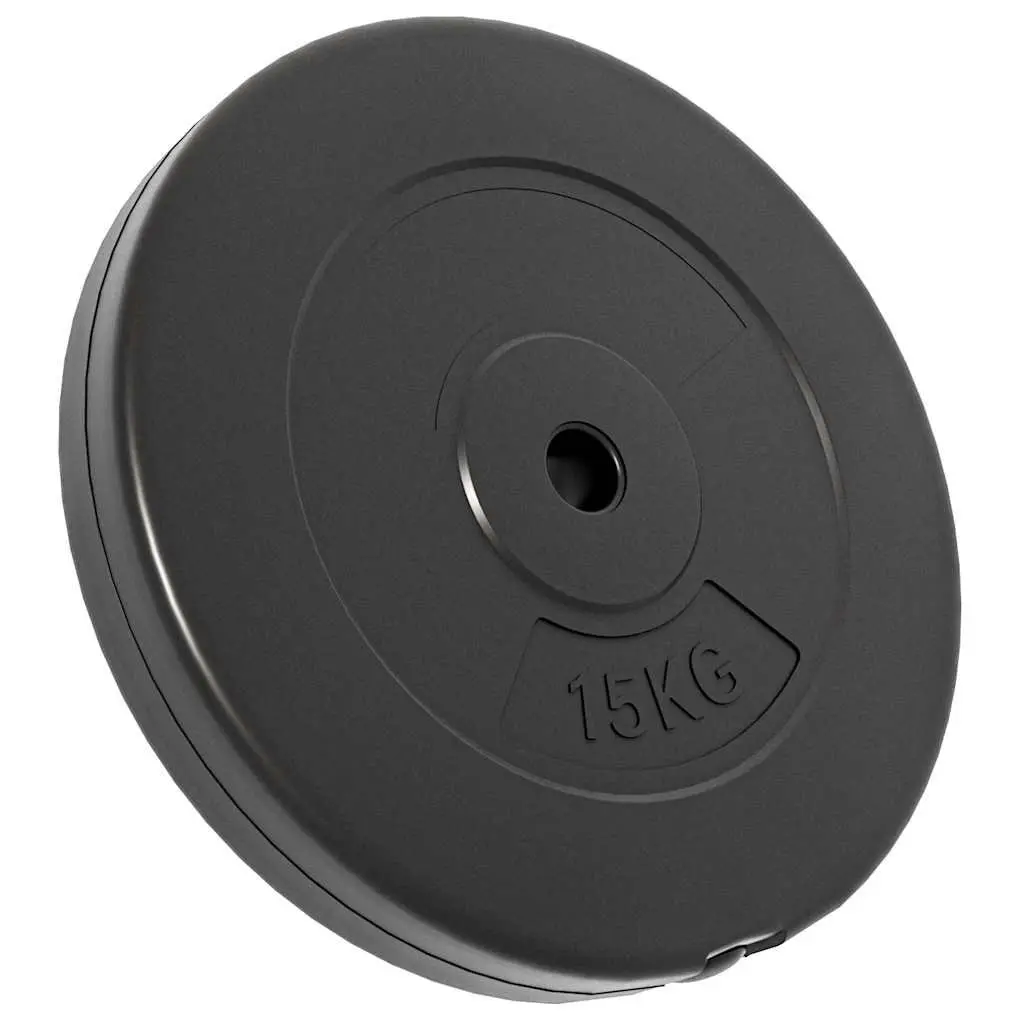 Weight Plates Cement 30 kg Black 2 Piece