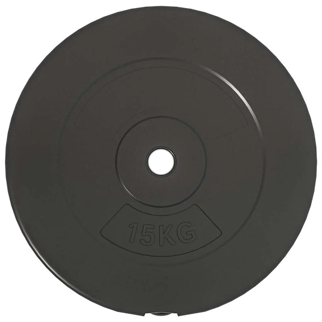 Weight Plates Cement 30 kg Black 2 Piece