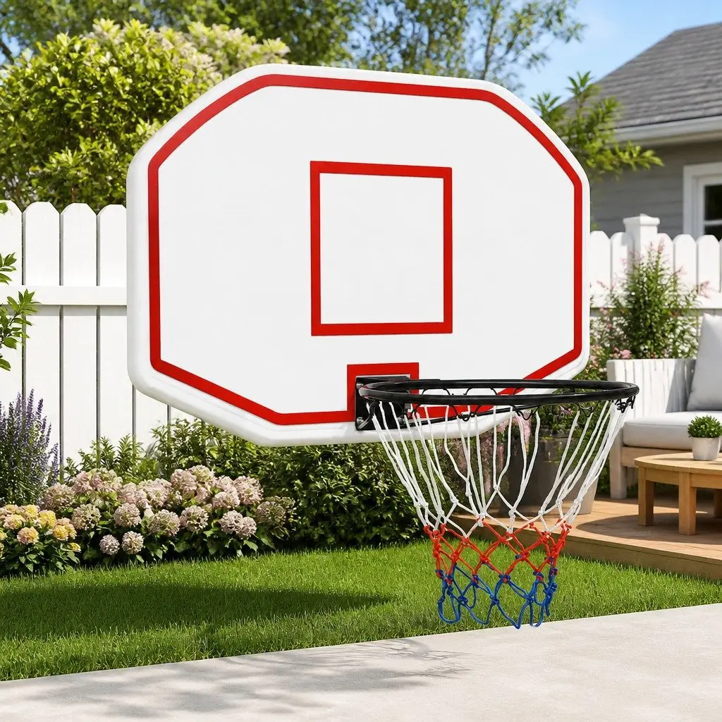 Basketball Backboard 109x71cm for Indoor/Outdoor Use