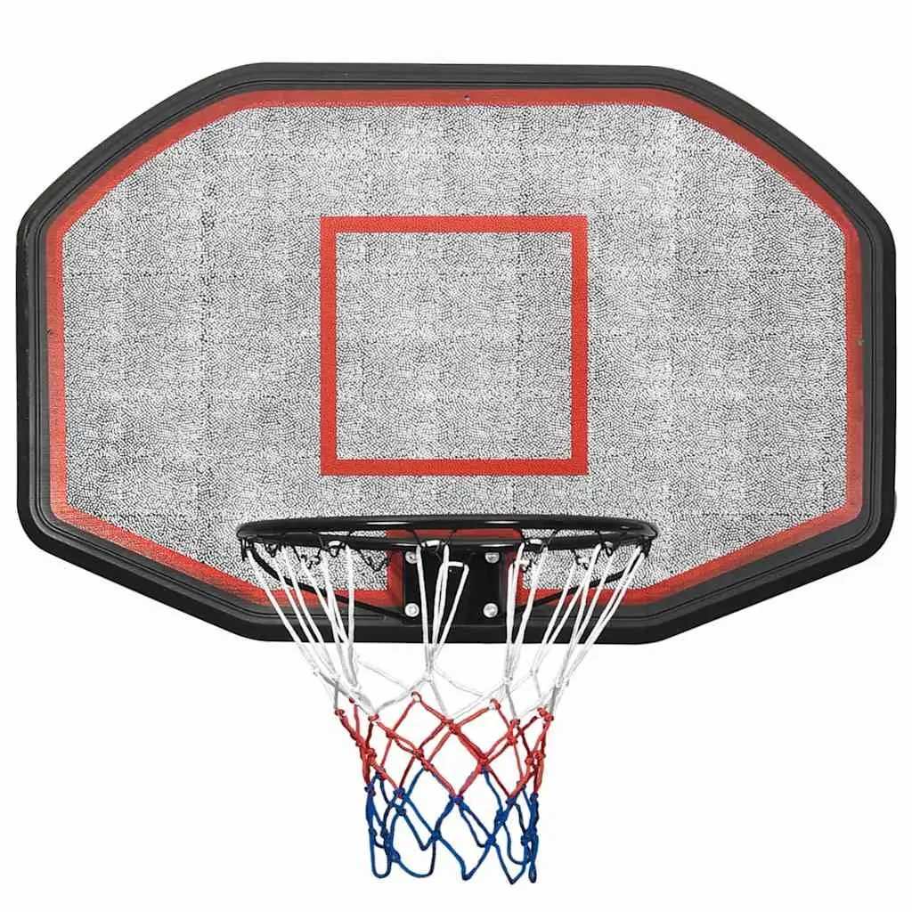 Wall-Mounted Basketball Backboard with Rim