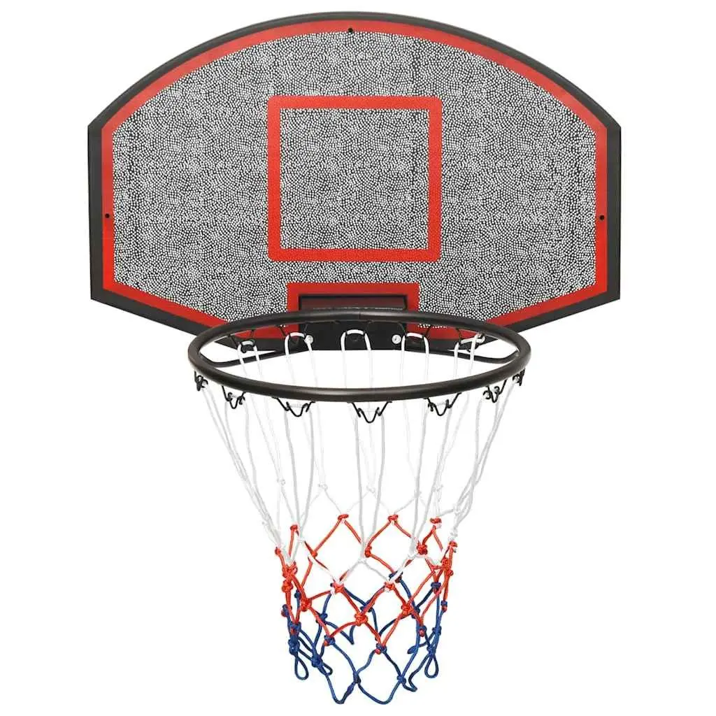 Basketball Backboard Black 71x45cm Wall-Mounted Outdoor Indoor Game Practice
