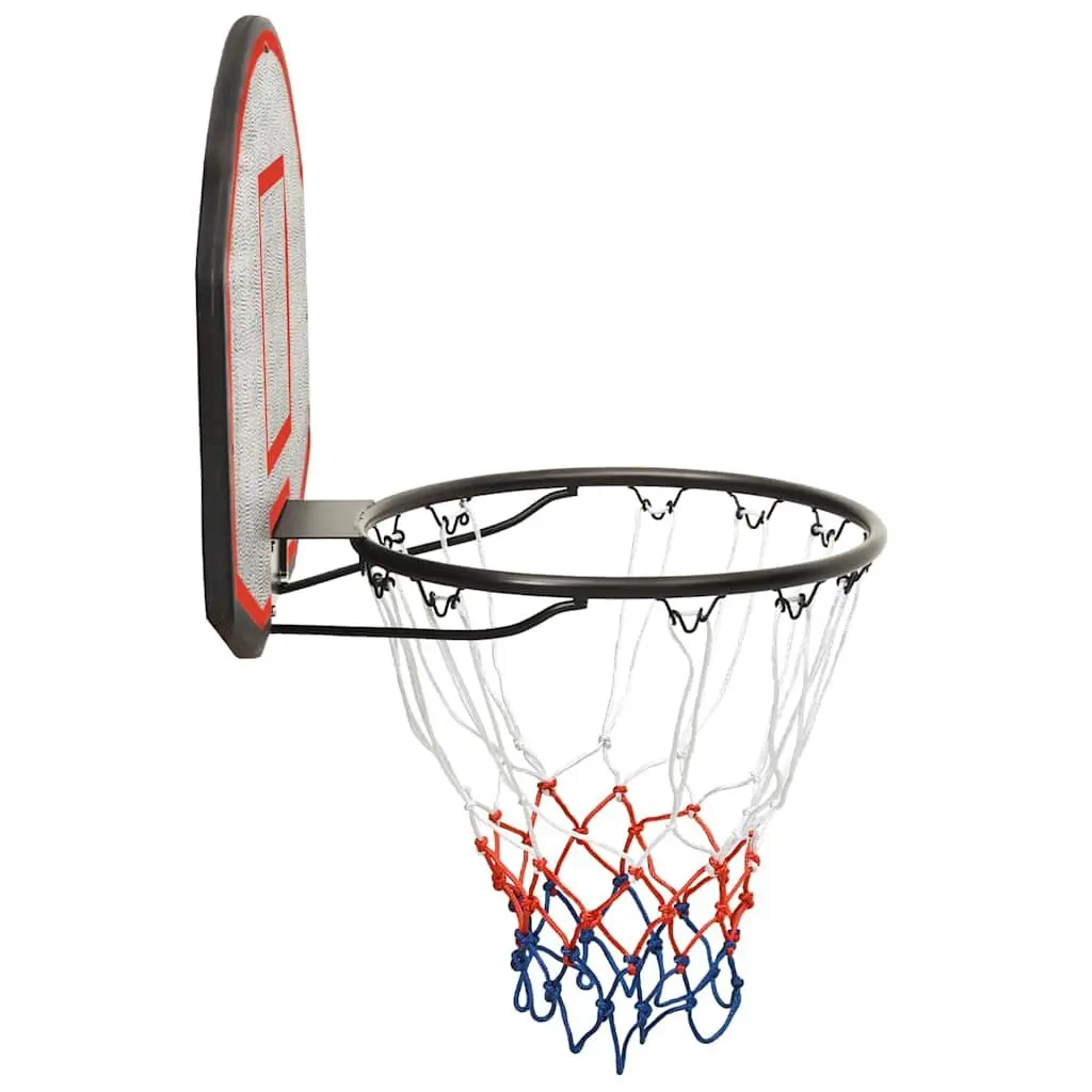 Basketball Backboard Black 71x45cm Wall-Mounted Outdoor Indoor Game Practice