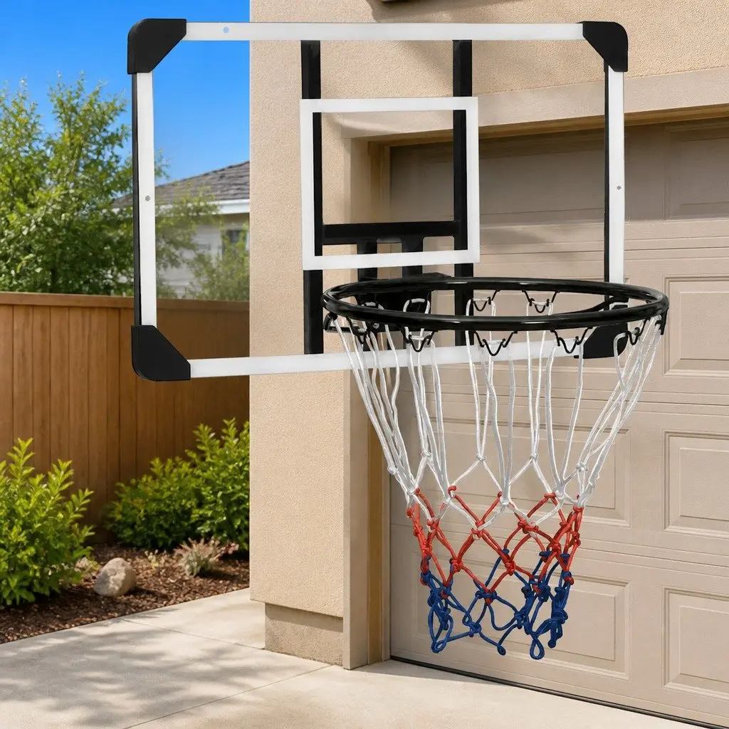 71x45cm Wall-Mounted Transparent Basketball Backboard