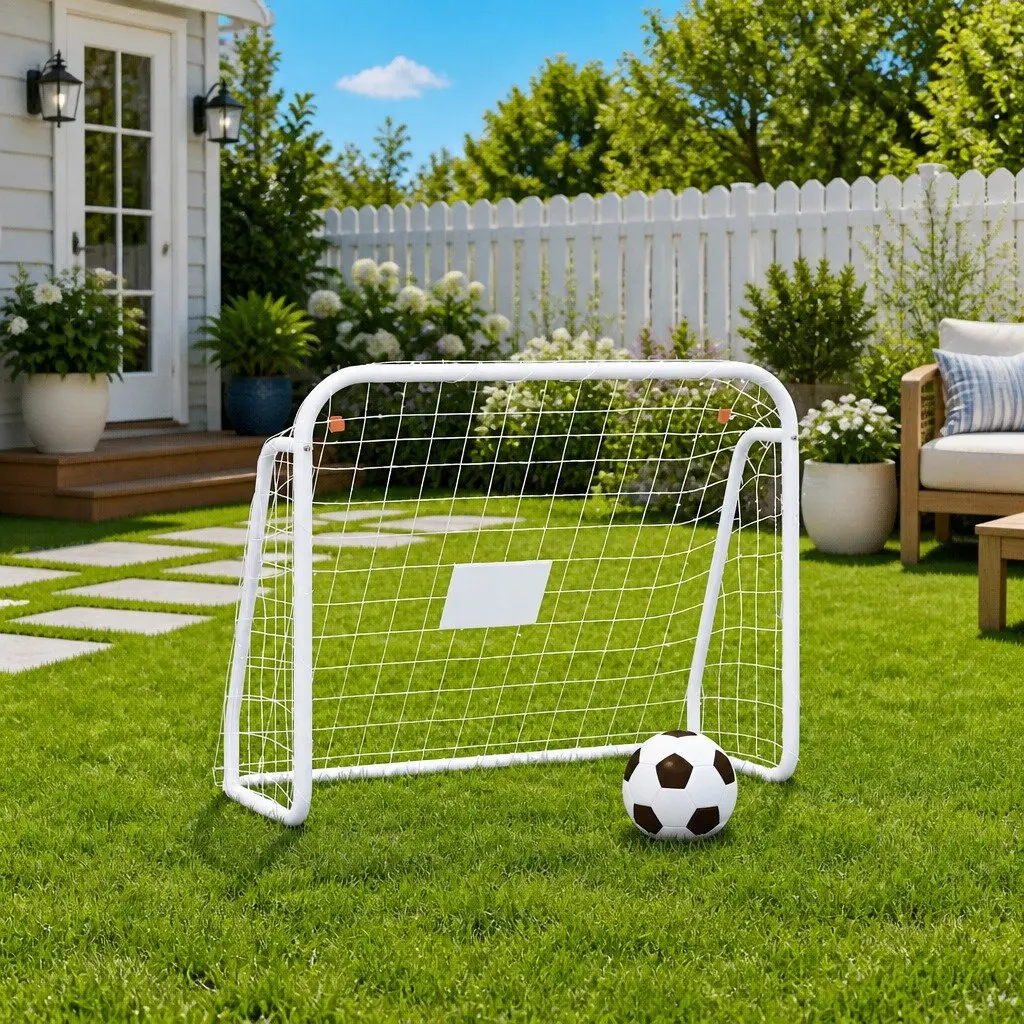 Steel Frame Football Goal 125x96x60cm
