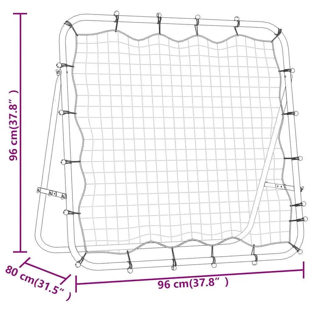 Adjustable Football Rebounder with Durable Build for Training