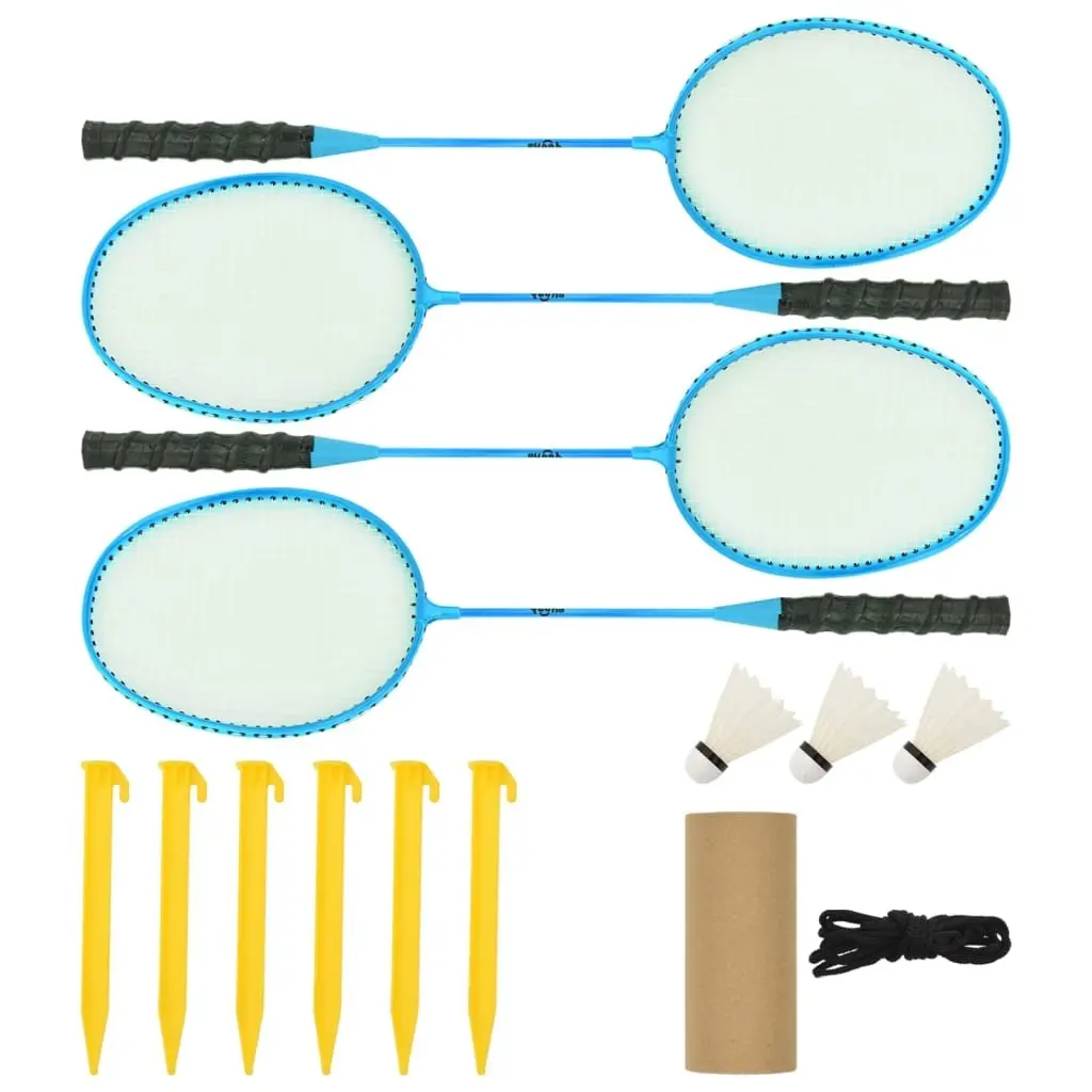 Badminton Net PE Fabric 600x155 cm Yellow Black
