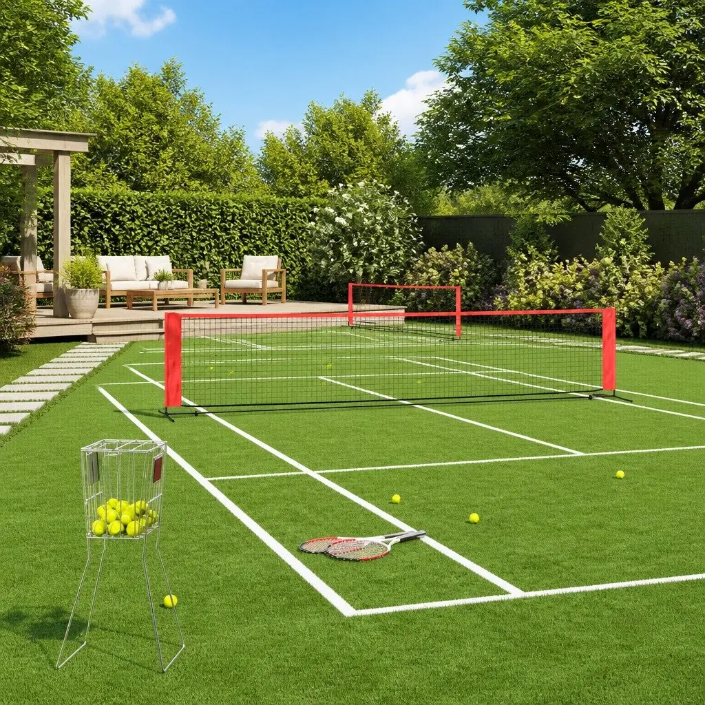 Tennis Net with Steel Frame for Outdoor Use
