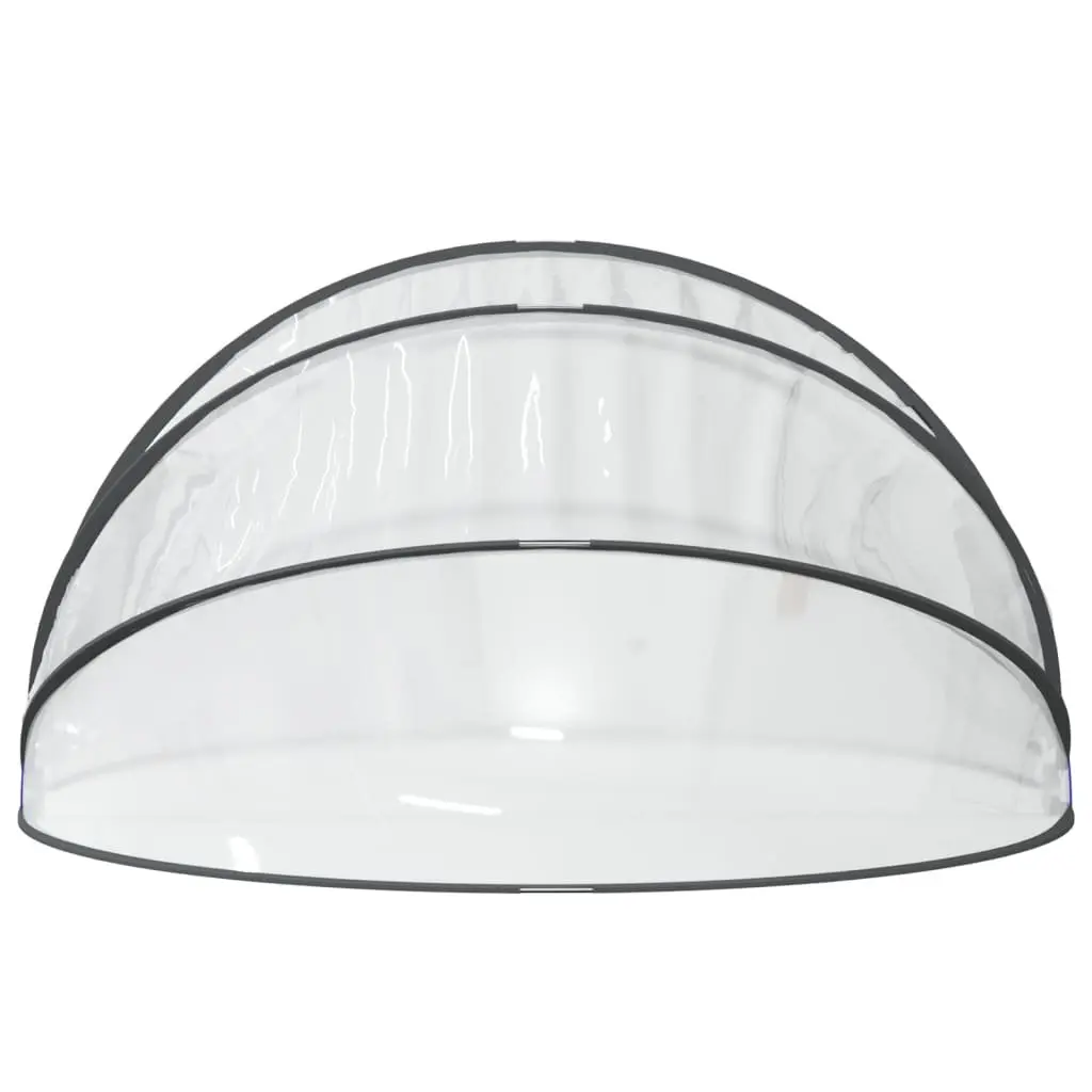 Pool Dome Transparent PVC 406x203 cm Cover Shelter Enclosure Protection
