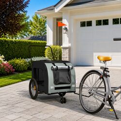 Durable Pet Bike Trailer for Dogs and Cats