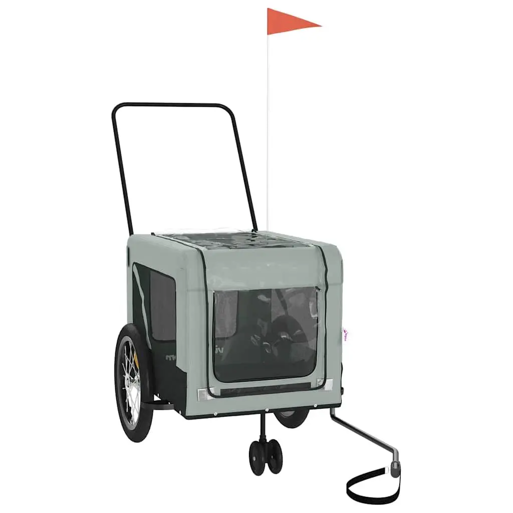 Pet Bike Trailer with Push Bar for Small Pets