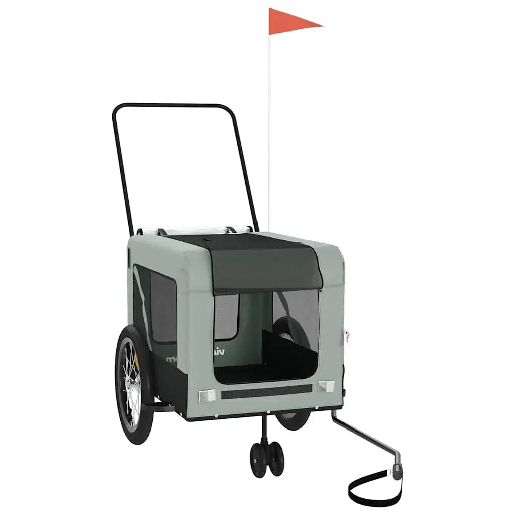 Pet Bike Trailer with Push Bar for Small Pets