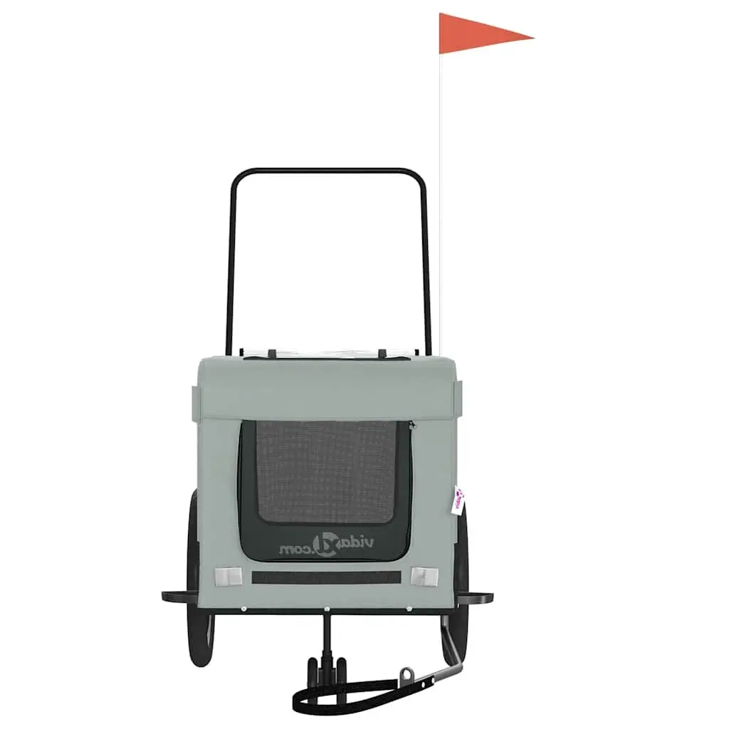 Pet Bike Trailer with Push Bar for Small Pets