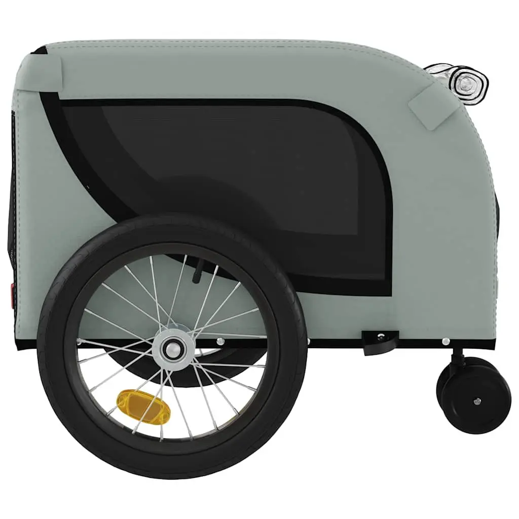 Pet Bike Trailer for Dogs Cats Small Animals Oxford Fabric Iron Frame Wheels