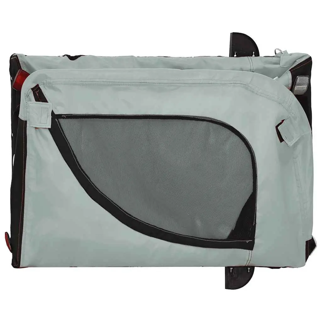 Pet Bike Trailer for Dogs Cats Small Animals Oxford Fabric Iron Frame Wheels