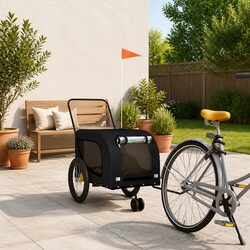 Durable Pet Bike Trailer for Small Dogs and Pets