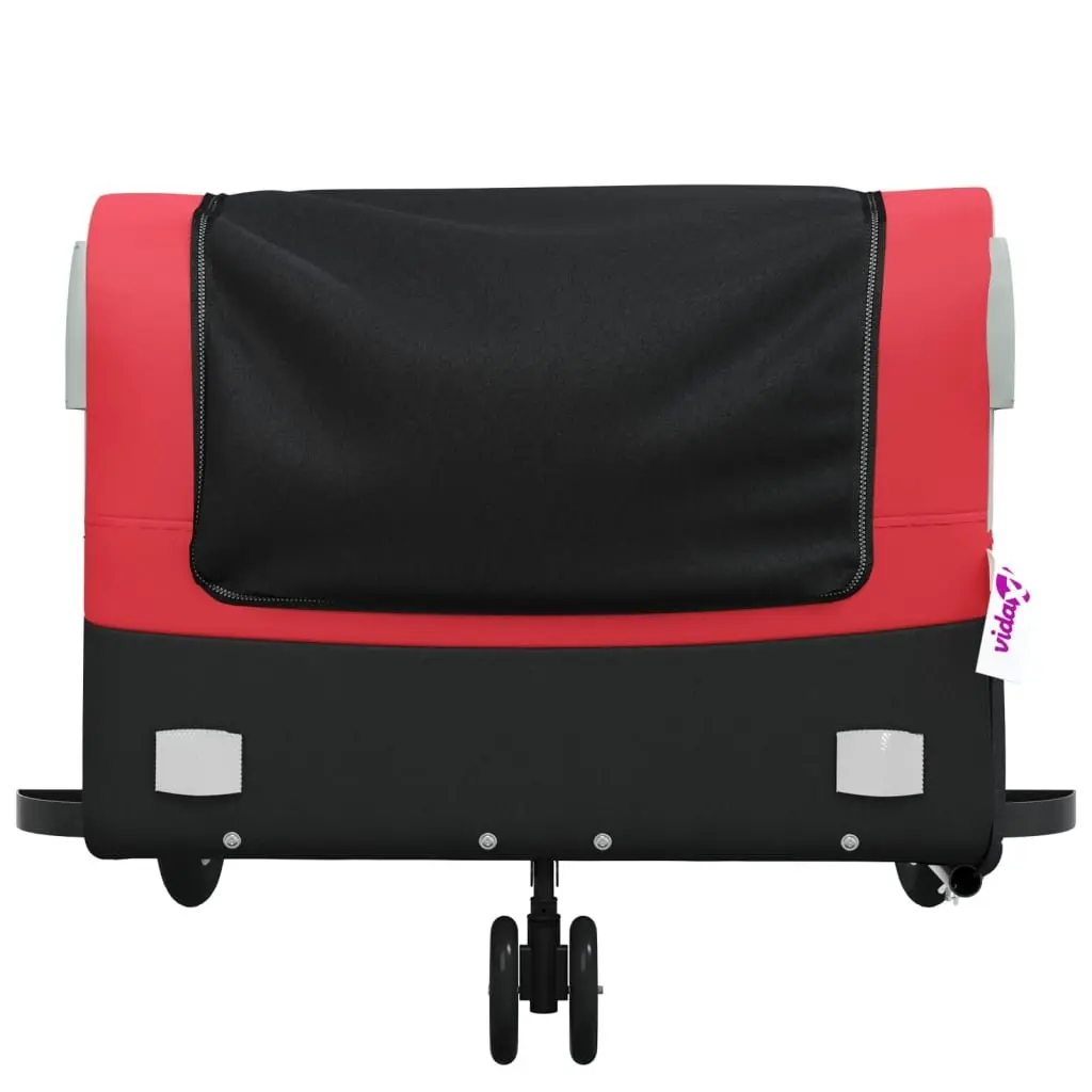 Heavy Duty Red Bike Trailer with 45 kg Capacity