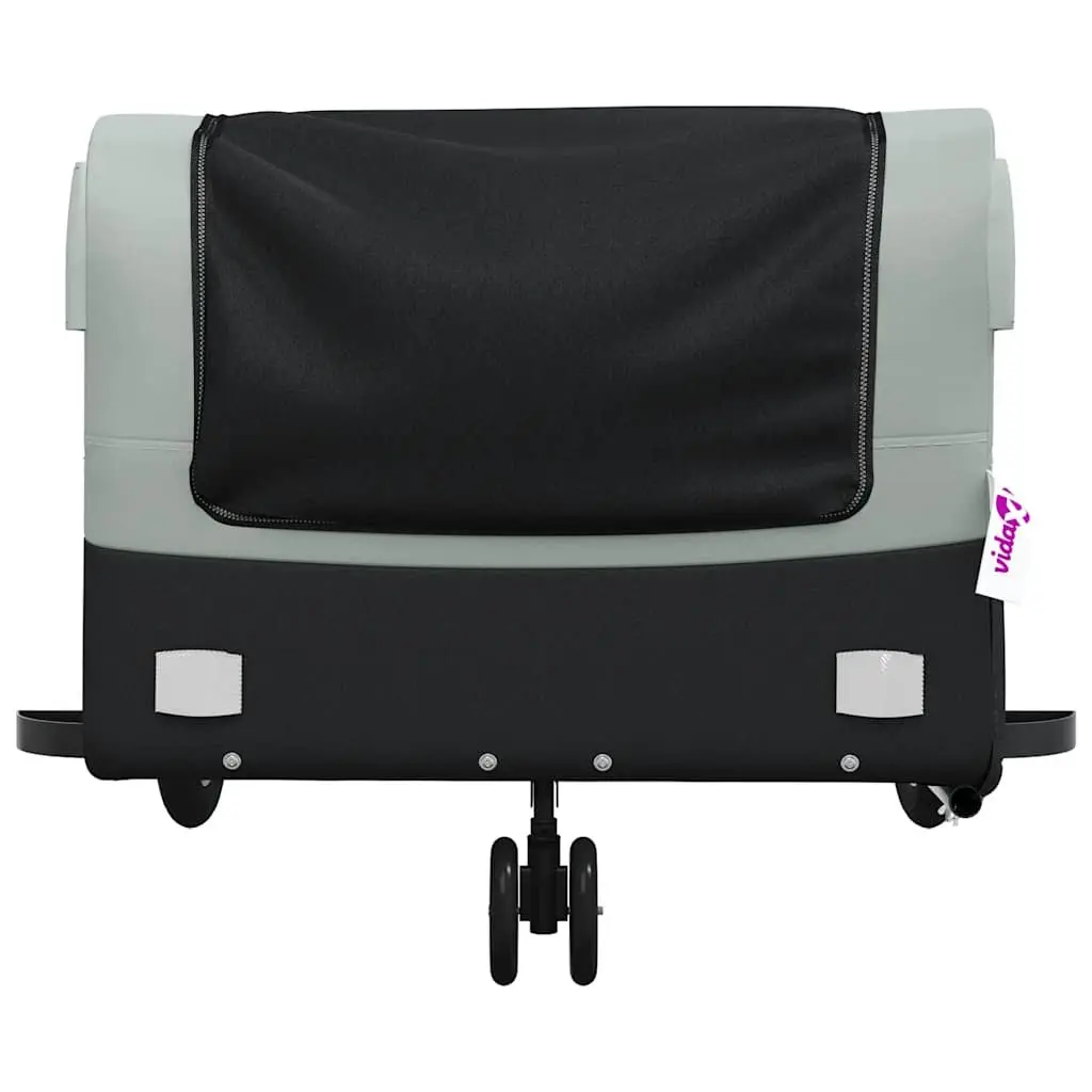 Grey Iron Bike Trailer for Heavy Cargo