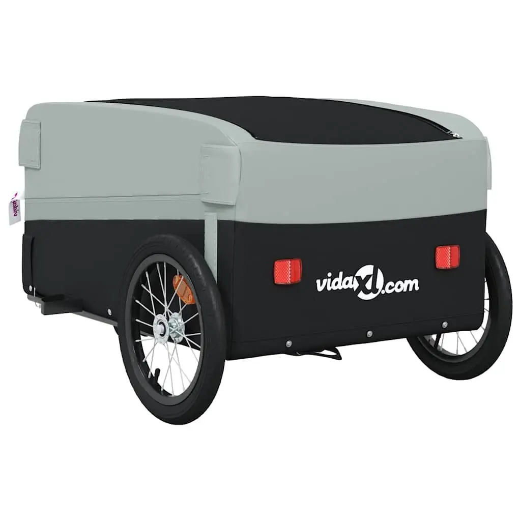 Grey Iron Bike Trailer for Heavy Cargo