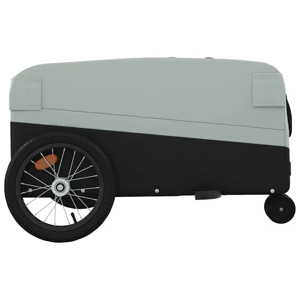 Grey Iron Bike Trailer for Heavy Cargo