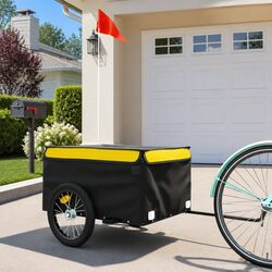 Heavy-Duty Bike Trailer with 45kg Load Capacity