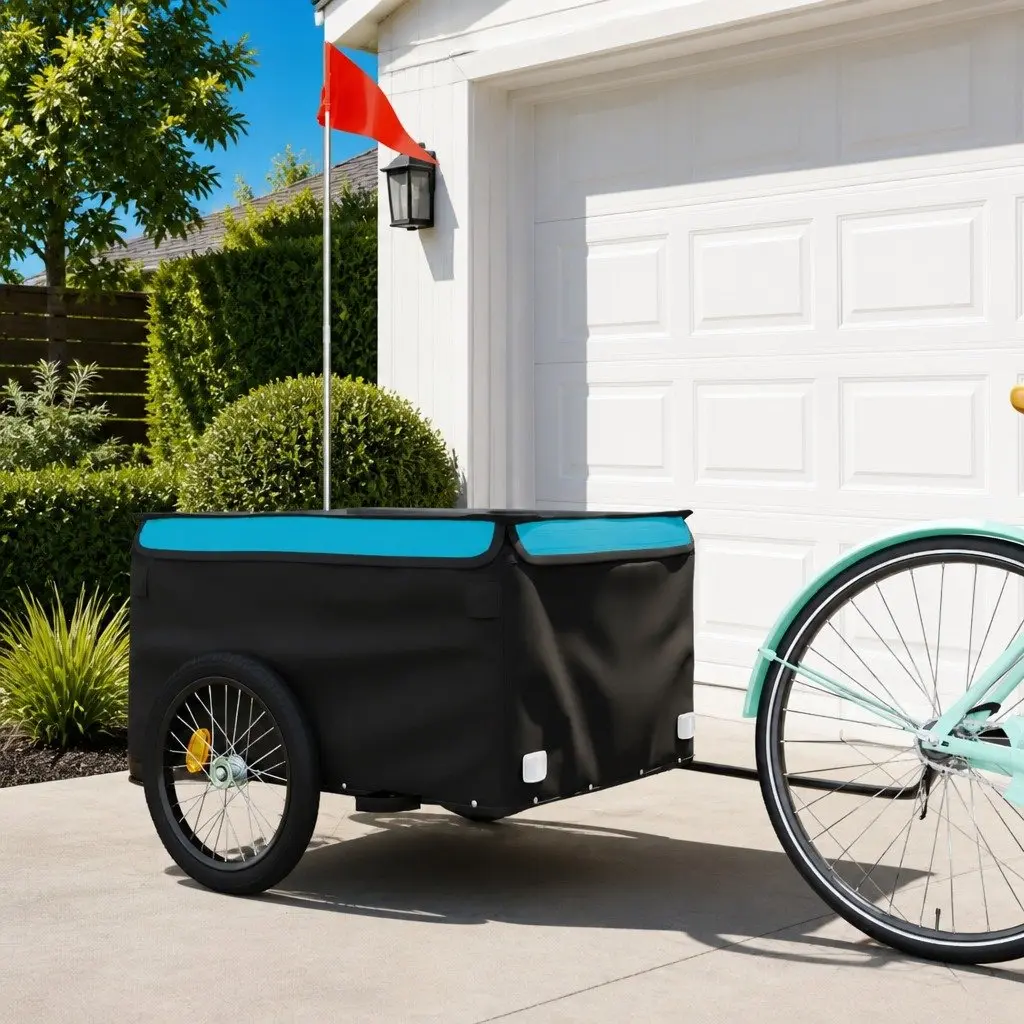 Heavy Duty Bike Trailer for Cargo Transport with 45kg Capacity