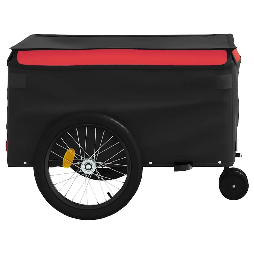 Bicycle Cargo Trailer Iron Heavy Duty Red