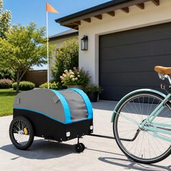 Heavy Duty Cargo Trailer for Bicycles – 45kg Capacity