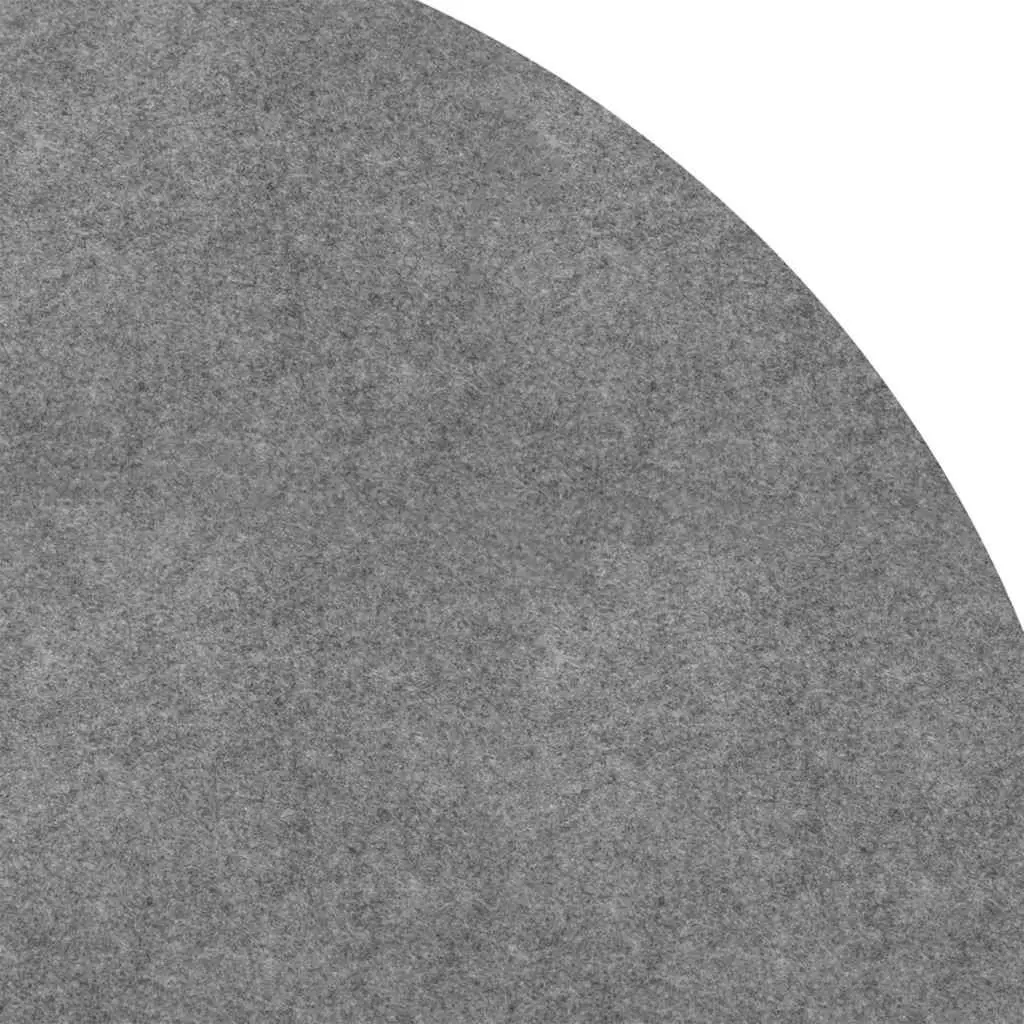 Light Grey Pool Ground Cloth Ø244cm Polyester Geotextile