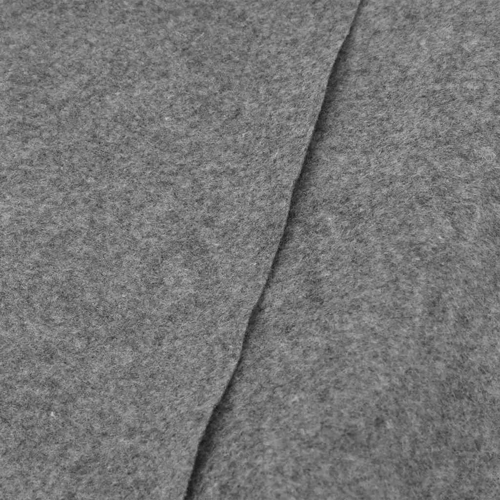 Pool Ground Cloth Polyester Geotextile Fabric Grey Ø396cm 3 Pieces