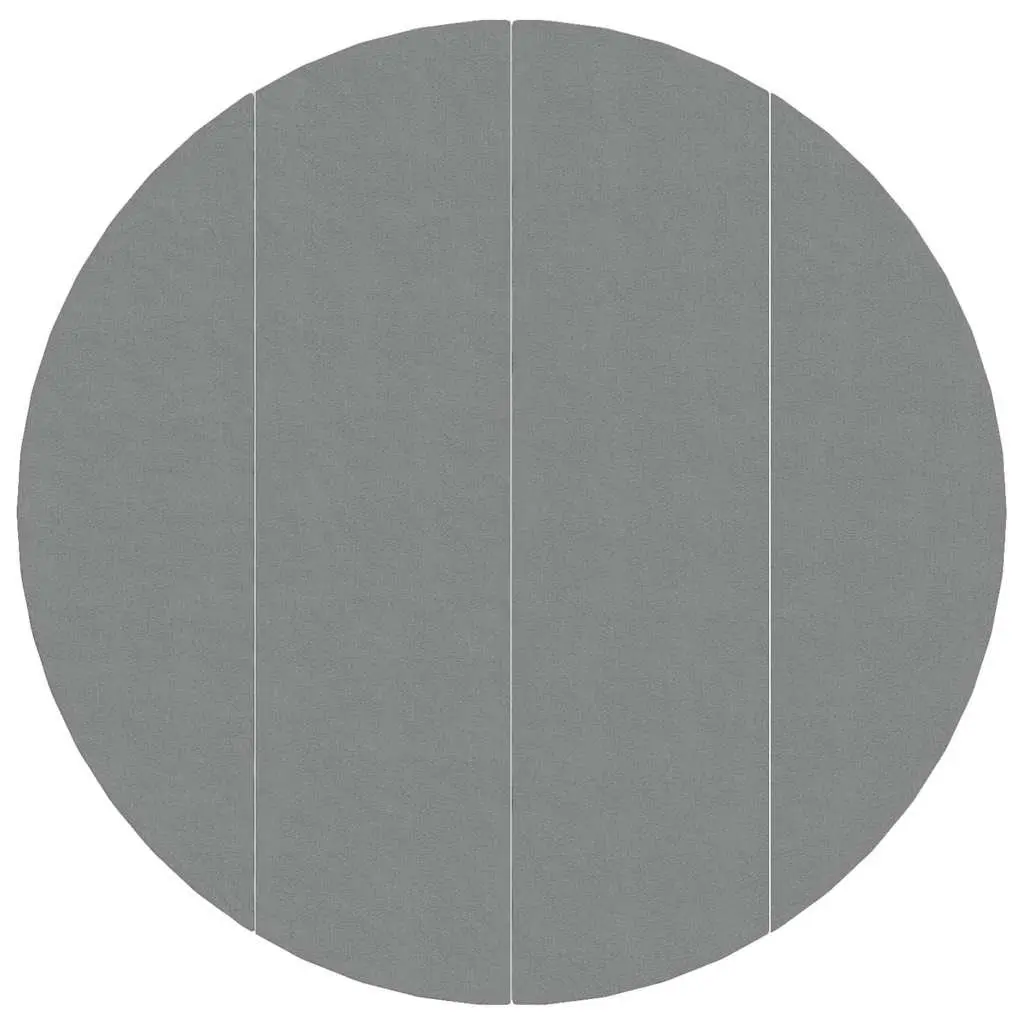 Light Grey Circular Pool Ground Cloth Ø500 cm