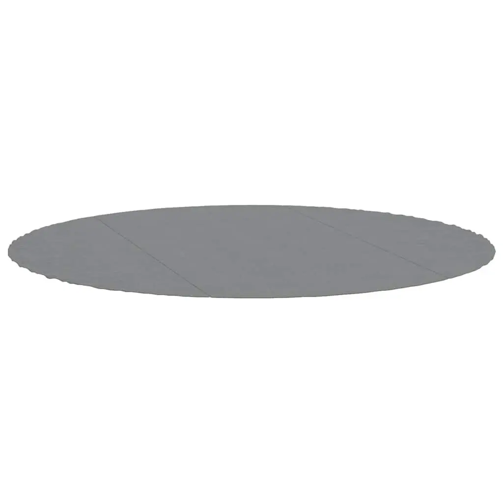 Light Grey Circular Protective Pool Ground Cloth Ø366cm