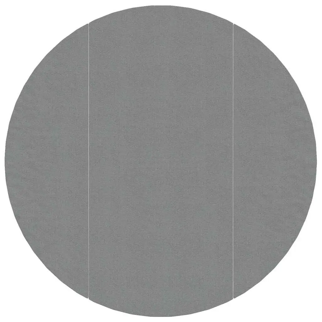 Light Grey Circular Protective Pool Ground Cloth Ø366cm